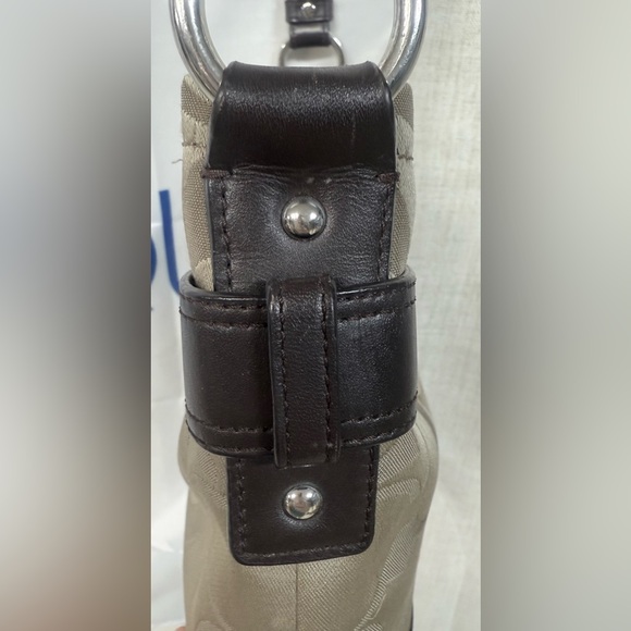 Coach Tan and Black Shoulder Bag - Picture 7 of 14